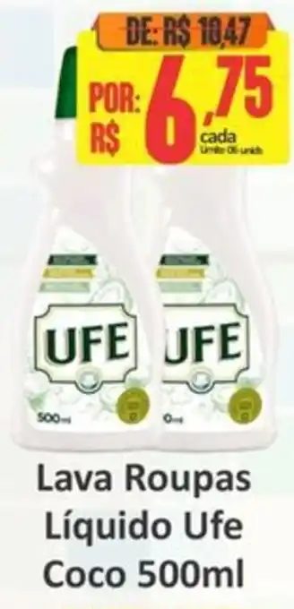 Big Supermercados Lava Roupas Líquido Ufe Coco 500ml oferta