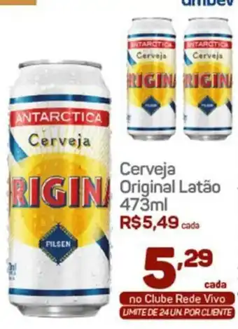 Rede Vivo Cerveja Original Latão 473ml oferta