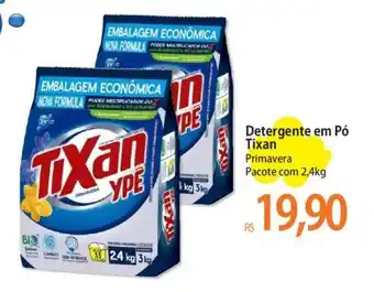 Atacadão Detergente em Pó Tixan Primavera Pacote com 2,4kg oferta