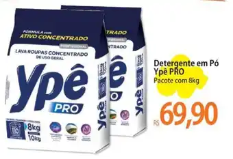 Atacadão Detergente em Pó Ypê PŘO Pacote com 8kg oferta