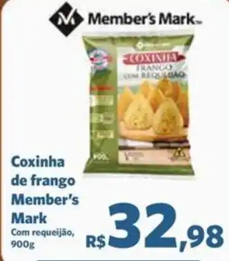 Sam's Club Coxinha de frango Member's Mark Com requeijão, 900g oferta