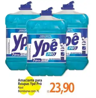 Atacadão Amaciante para Roupas Ypê Pró Azul Bombona com 7L oferta