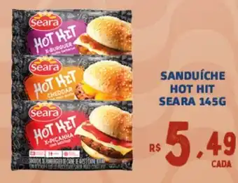 Bahamas Supermercados SANDUÍCHE HOT HIT SEARA 145G oferta