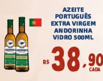 AZEITE PORTUGUÊS EXTRA VIRGEM ANDORINHA VIDRO 500ML