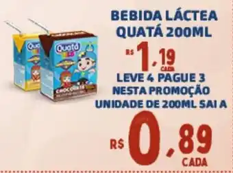 Bahamas Supermercados BEBIDA LÁCTEA QUATÁ 200ML oferta