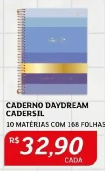 CADERNO DAYDREAM CADERSIL 10 MATÉRIAS COM 168 FOLHAS