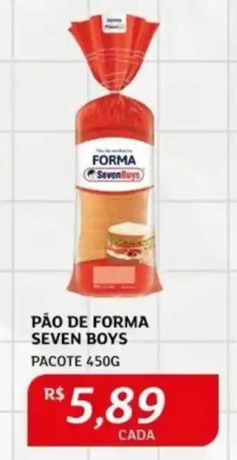 PÃO DE FORMA SEVEN BOYS PACOTE 450G