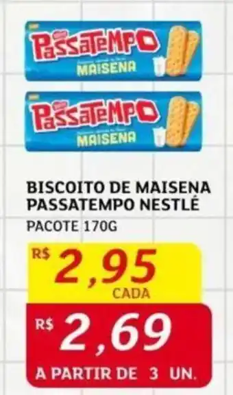 Assaí Atacadista BISCOITO DE MAISENA PASSATEMPO NESTLÉ PACOTE 170G oferta