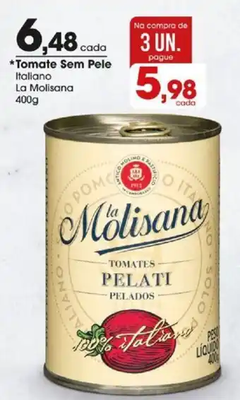 Tomate Sem Pele Italiano La Molisana 400g