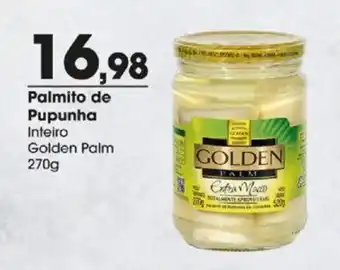 Zaffari Palmito de Pupunha Inteiro Golden Palm 270g oferta