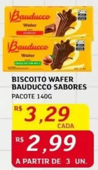Assaí Atacadista BISCOITO WAFER BAUDUCCO SABORES PACOTE 140G oferta