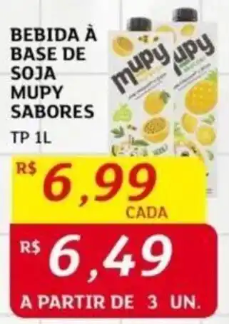 Assaí Atacadista BEBIDA À BASE DE SOJA MUPY SABORES TP 1L oferta