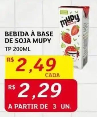 Assaí Atacadista BEBIDA À BASE DE SOJA MUPY TP 200ML oferta