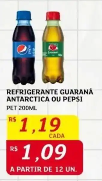 Assaí Atacadista REFRIGERANTE GUARANÁ ANTARCTICA OU PEPSI PET 200ML oferta