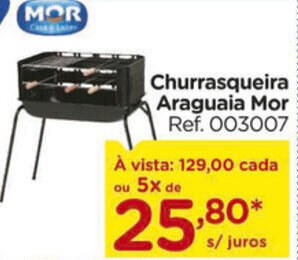 Carrefour Churrasqueira Araguaia Mor oferta