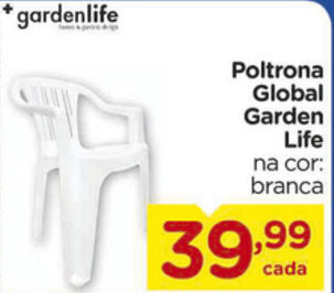 Carrefour Poltrona Global Garden Life oferta