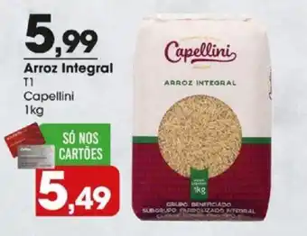Zaffari Arroz Integral T1 Capellini 1kg oferta