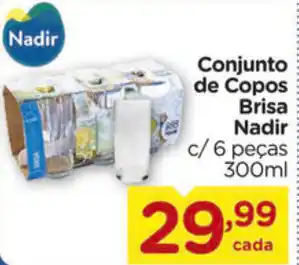 Carrefour Conjunto de Copos Brisa Nadir 300ml oferta