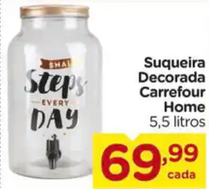 Suqueira Decorada Carrefour Home 5.5L