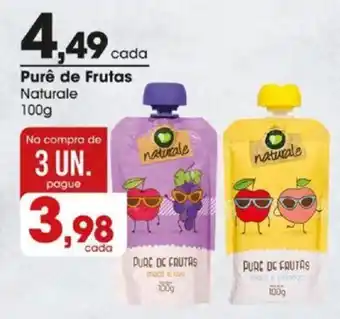 Zaffari Purê de Frutas Naturale 100g oferta