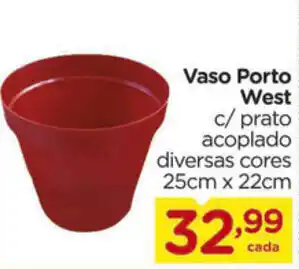 Carrefour Vaso Porto West 25cm x 22cm oferta