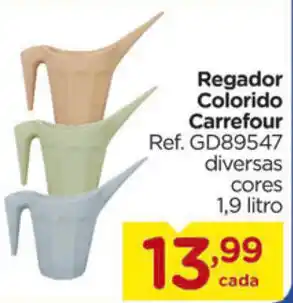 Regador Colorido Carrefour 1.9L