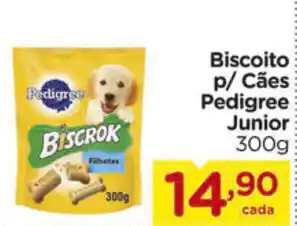 Carrefour Biscoito p/ Caes Pedigree Junior 300g oferta