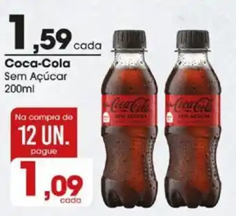 Zaffari Coca-Cola Sem Açúcar 200ml oferta