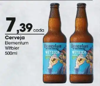 Zaffari Cerveja Elementum Witbier 500ml oferta