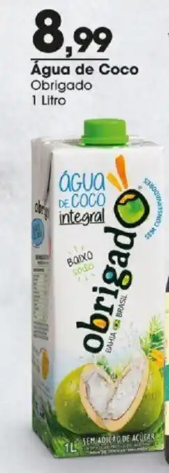 Zaffari Água de Coco Obrigado 1 Litro oferta
