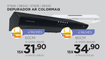 Depurador Ar Colormaq 60cm