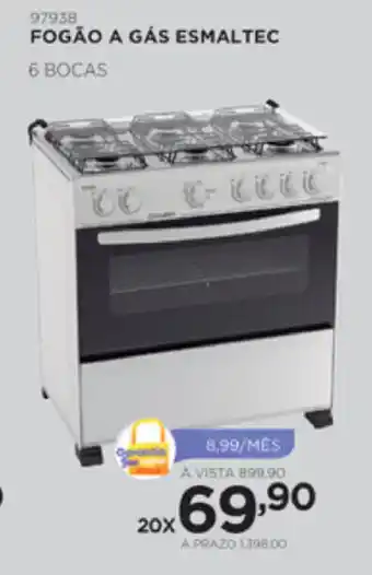 Benoit Fogao a Gas Esmaltec - 6 Bocas oferta