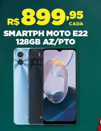 DB Supermercados SMARTPH MOTO E22 128GB AZ/PTO oferta