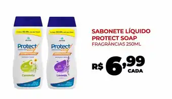 Fort Atacadista SABONETE LÍQUIDO PROTECT SOAP FRAGRÂNCIAS 250ML oferta