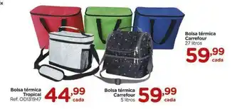 Bolsa termica Carrefour 27 litros oferta na Carrefour