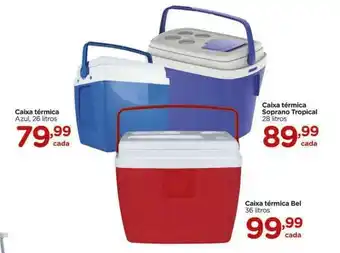 Carrefour Caixa térmica Azul, 26 litros oferta