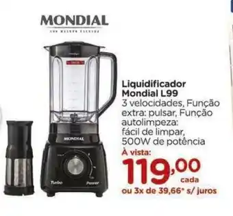 Carrefour Liquidificador Mondial L99 oferta