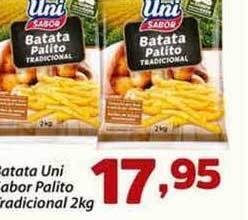 Batata Uni Sabor Palito Tradicional 2kg