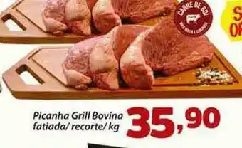 Picanha Grill Bovina Fatiada Recorte 1kg