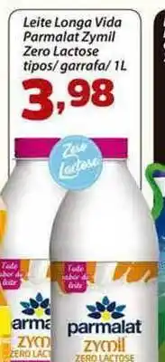 Confiança Supermercados Leite Longa Vida Parmalat Zymil Zero Lactose Tipos Garrafa 1L oferta