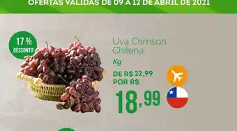 Uva Crimson Chilena 1kg