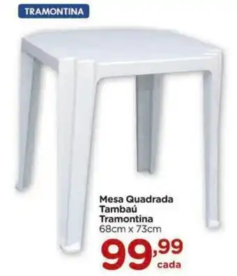 Mesa Quadrada Tambaú Tramontina 68cm x 73cm