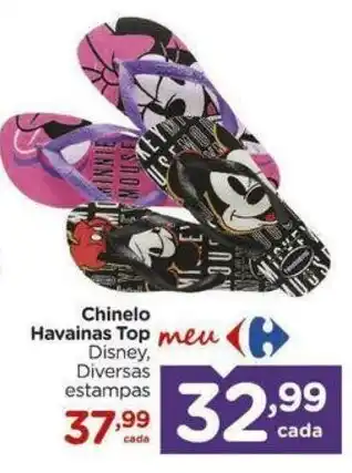 Carrefour Chinelo Havainas Top meu Disney, Diversas oferta