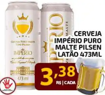 Iquegami Supermercados CERVEJA IMPÉRIO PURO MALTE PILSEN LATÃO 473ML oferta