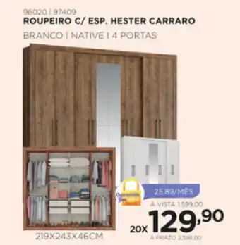 Benoit Roupeiro c/ Esp. Hester Carraro - 4 Portas oferta