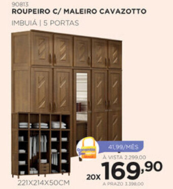 Roupeiro c/ Maleiro Cavazotto