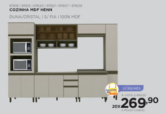 Benoit Cozinha MDF Henn oferta