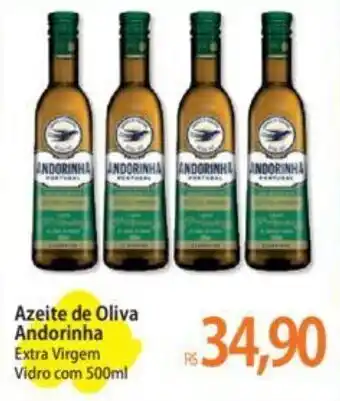 Atacadão Azeite de Oliva Andorinha Extra Virgem Vidro com 500ml oferta