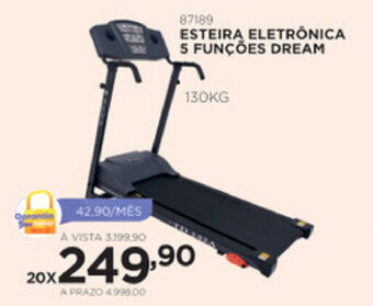 Esteira Electronica 5 Funcoes Dream 130kg