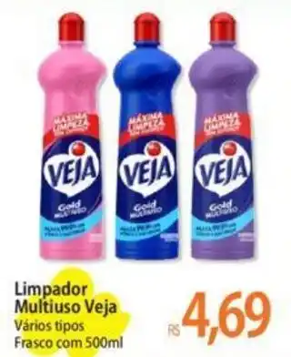 Atacadão Limpador Multiuso Veja Vários tipos Frasco com 500ml oferta